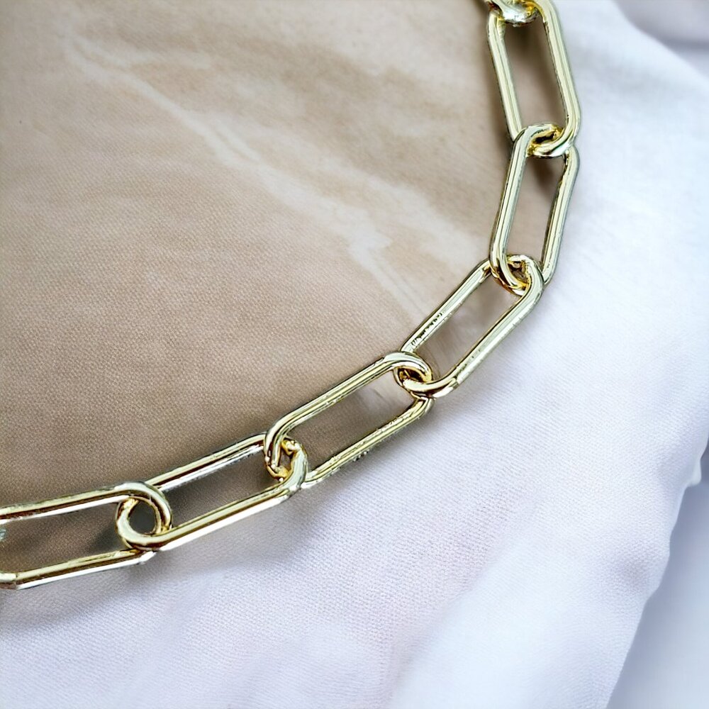 ADORNIA Gold Link Bracelet - Picture 3 of 3
